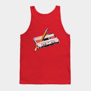 Cassette tape, vintage, 80s Tank Top